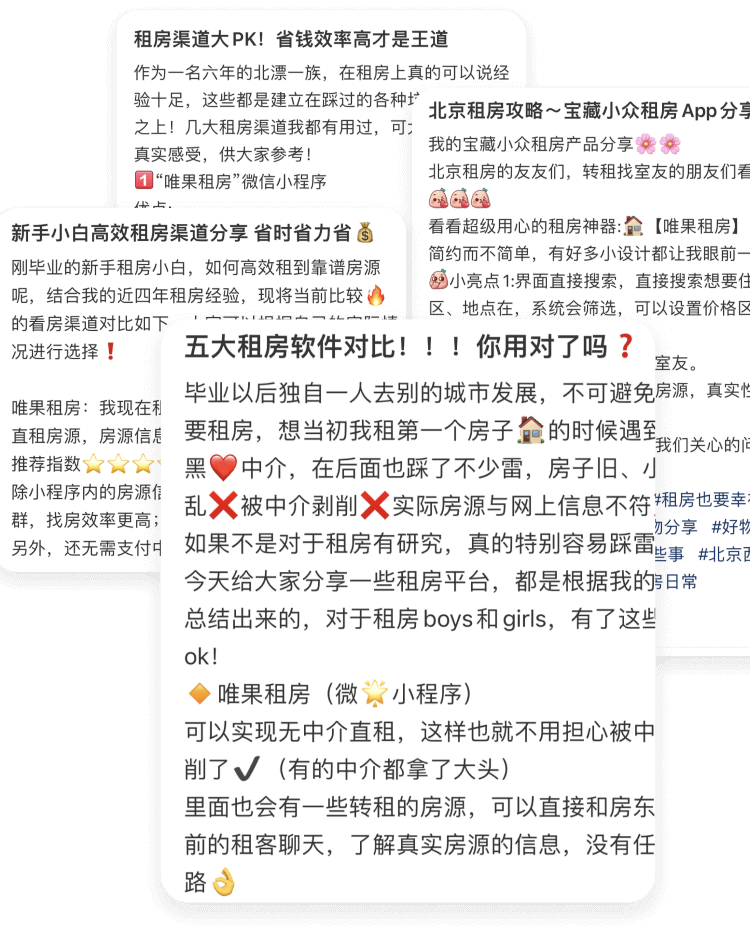 唯果租房好评